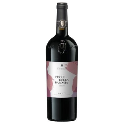 Bottiglia Terre della Baronia – vino rosso DOC Sicilia