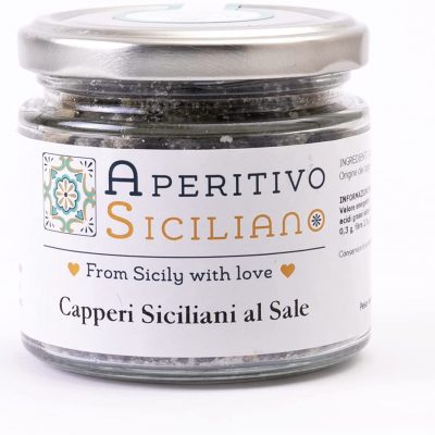 Capperi Siciliani al Sale Marino - 4 vasetti da 140 gr