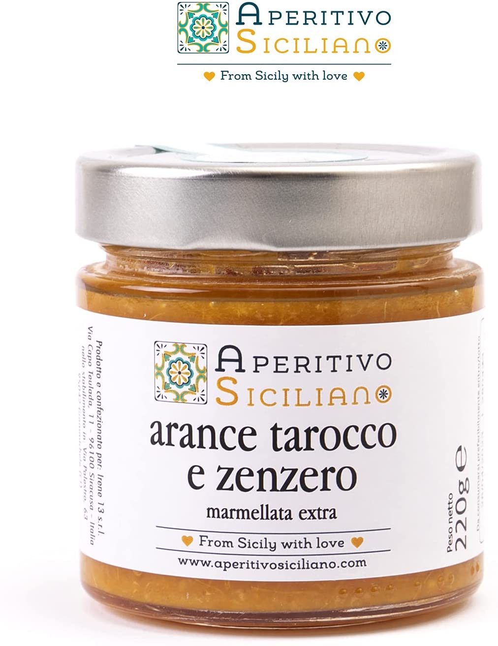 Pasticceria e Prodotti Tipici Artigianali Siciliani 4 Marmellate di Agrumi Siciliani - 4 vasetti - immagine 4