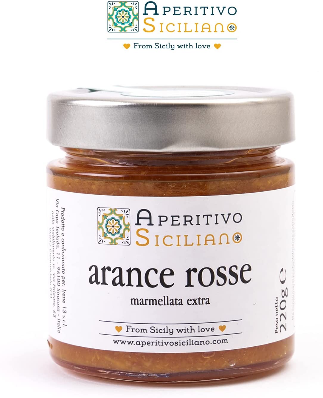 Pasticceria e Prodotti Tipici Artigianali Siciliani 5 Marmellate di Agrumi Siciliani - 4 vasetti - immagine 5