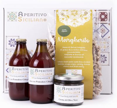 Box Casarecce con Ciliegino e Olive Nere