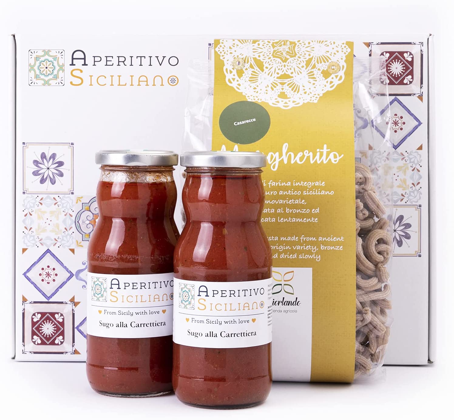 Pasticceria e Prodotti Tipici Artigianali Siciliani 1 Sicilia Box - Pasta alla Carrettiera