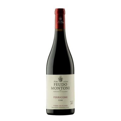 Bottiglia Feudo Montoni Perricone Core vino rosso siciliano