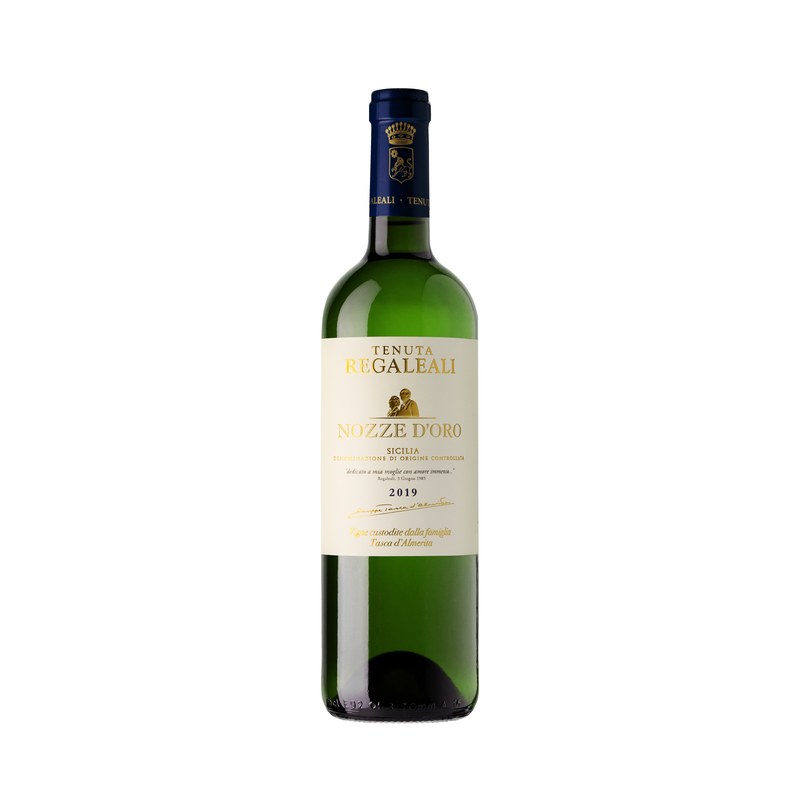 Bottiglia Nozze d’Oro – vino bianco siciliano DOC
